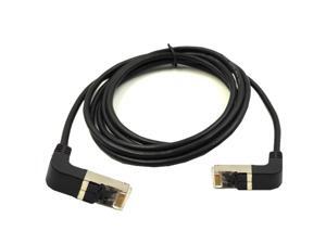 0.5m-2m RJ45 Down Angle Male to Down Angle Male 90 Degree Cat 5 Ethernet Cable Cord 0.5m-2m RJ45 Down Angle Male to Down Angle Male 90 Degree Cat 5 Ethernet Cable Cord