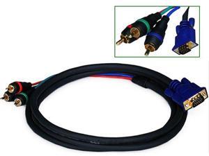 VGA to 3 RCA Component Video Cable 1.8m VGA to 3 RCA Component Video Cable 1.8m