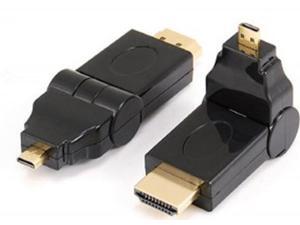 180 Degree Rotation 90 angle Micro D HDMI Male to HDMI Male Adapter Convertor 180 Degree Rotation 90 angle Micro D HDMI Male to HDMI Male Adapter Convertor