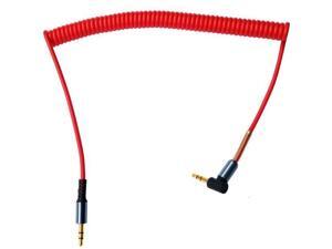 1.5m Coiled 3.5mm AUX Cable Mini Jack to Jack Male Audio Auxiliary Lead PC Car 1.5m Coiled 3.5mm AUX Cable Mini Jack to Jack Male Audio Auxiliary Lead PC Car