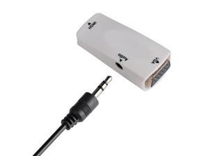 HDMI Source Female to VGA Female Output Video adapter with Audio For PC Macbook & projector & monitor HD-154-WH HDMI Source Female to VGA Female Output Video adapter with Audio For PC Macbook & projector & monitor HD-154-WH