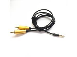 Car AUX Audio Extension Cable 3.5mm 1/8" Male to 2RCA Male MP3 PC 0.8M Car AUX Audio Extension Cable 3.5mm 1/8" Male to 2RCA Male MP3 PC 0.8M