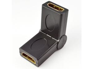 180 Rotating 90 angled HDMI Female to Female Adapter FF 180 Rotating 90 angled HDMI Female to Female Adapter FF