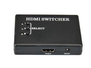 HDMI switch HD switch with remote control 3 into 1 out HDMI switch HD switch with remote control 3 into 1 out