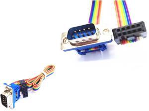 0.25m-0.5m Serial 9 Pin - panel M to 2 5 F 0.25m-0.5m Serial 9 Pin - panel M to 2 5 F