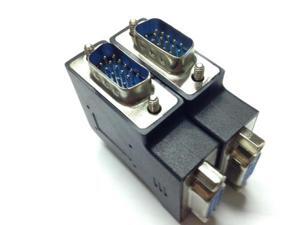 HDB15Pin Male to HDB15 Female 90 Adapter Right HDB15Pin Male to HDB15 Female 90 Adapter Right