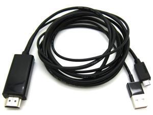 Slim port My DP Micro USB to HDMI Male HD Adapter Cable 186cm Slim port My DP Micro USB to HDMI Male HD Adapter Cable 186cm