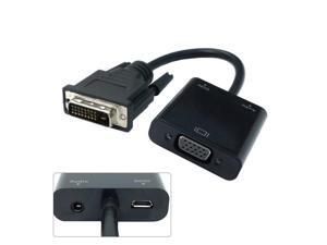 DVI Input to VGA Output Video adapter with 3.5mm Audio & USB Power Port For Projector Monitor DV-040 DVI Input to VGA Output Video adapter with 3.5mm Audio & USB Power Port For Projector Monitor DV-040