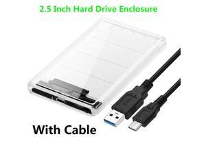 2.5" USB External Hard Drive Enclosure for 2.5 Inch SATA HDD and SSD 2.5" USB External Hard Drive Enclosure for 2.5 Inch SATA HDD and SSD