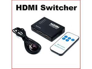 5 Way HDMI Port Switch Switcher with with IR Remote1080p Full HD For HDTV PS3 DVD 5 Way HDMI Port Switch Switcher with with IR Remote1080p Full HD For HDTV PS3 DVD
