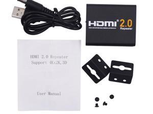 1080P@60HZ HDCP 2.2 EDID Bandwidth Up 60M HDMI Extender HDMI 2.0 Splitter Repeater Signal Amplifier Booster Adapter 1080P@60HZ HDCP 2.2 EDID Bandwidth Up 60M HDMI Extender HDMI 2.0 Splitter Repeater Signal Amplifier Booster Adapter