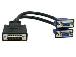 59 Pins DVI to Dual VGA Connector Cable 0.25m 59 Pins DVI to Dual VGA Connector Cable 0.25m