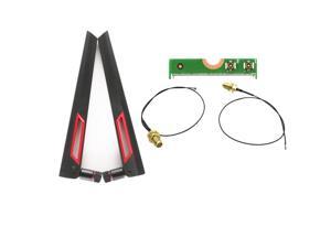 2Pcs AC88U 8Dbi 2.4G/5Ghz Antenna IPEX MHF4 Antennas set Signal wifi for Intel 7260 7265 8260 8265 9260 9265 Wifi Card 2Pcs AC88U 8Dbi 2.4G/5Ghz Antenna IPEX MHF4 Antennas set Signal wifi for Intel 7260 7265 8260 8265 9260 9265 Wifi Card