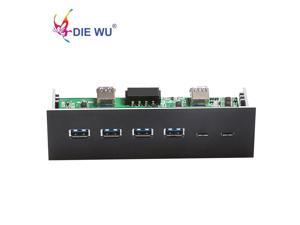 4 Ports USB3.0+2 Ports USB3.1 Type C Desktop Front Panel Computer Drives Expansion card Computer Accessories 4 Ports USB3.0+2 Ports USB3.1 Type C Desktop Front Panel Computer Drives Expansion card Computer Accessories