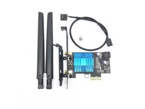 Dual Band PCI-E 1x Desktop Adapter 867Mbps 802.11ac Bluetooth 4.1 for Killer 1535 fit on AMD Motherboard