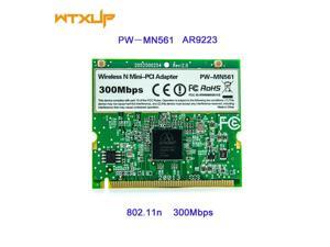 For Atheros AR9223 300Mbps Mini PCI Wireless N WiFi Adapter PW-MN561 Mini-PCI WLAN Card for Acer Asus Dell Toshiba For Atheros AR9223 300Mbps Mini PCI Wireless N WiFi Adapter PW-MN561 Mini-PCI WLAN Card for Acer Asus Dell Toshiba