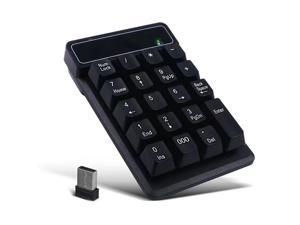 2.4GHz Wireless 19 Keys Keyboard Numeric Keypad for Mac & Laptop PC 2.4GHz Wireless 19 Keys Keyboard Numeric Keypad for Mac & Laptop PC