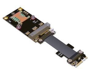 mPCIe mini PCIe Card to M.2 NGFF Adapter-15CM mPCIe mini PCIe Card to M.2 NGFF Adapter-15CM
