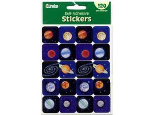Eureka Planets Stickers 120-Piece
