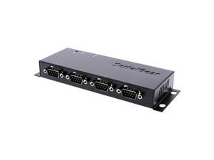 SerialGear USB to Serial 4-Port DB-9 RS-232 Adapter with FTDI Chipset - Works with Windows 10 8 7 XP and Mac OS 10X Systems