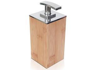 ToiletTree Products Deluxe Bamboo Soap and Lotion Pump Dispenser