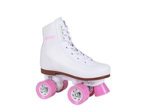 Chicago Girls Rink Roller Skate - White Youth Quad Skates - Size 4