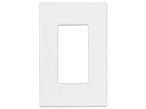 ENERLITES Screwless Decorator Wall Plates Child Safe Outlet Covers Size 1-Gang 4.68 H x 2.93 L Unbreakable Polycarbonate Thermoplastic SI8831-W Glossy White