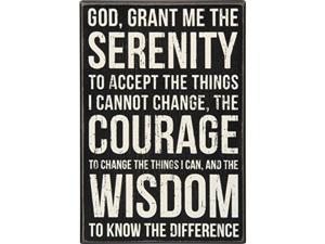 Primitives by Kathy Classic Box Sign 8 x 12-Inches Serenity Prayer