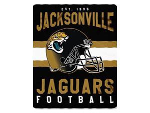 The Northwest company NFL Jacksonville Jaguars Singular Fleece Throw, 50-inch by 60-inch, Multicolor