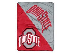 Multi Color Officially Licensed NCAA Halftone Micro Raschel Throw Blanket 46 x 60 