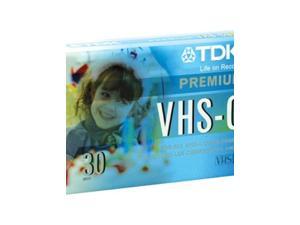 TDK VHS-C Premium Camcorder Tape 30 Minutes 3-Pack of Tapes TDK VHS-C Premium Camcorder Tape 30 Minutes 3-Pack of Tapes