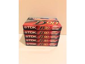 TDK Dynamic Performance D90 High Output IEC I / Type I - 5 Pack Audio Cassette Tapes TDK Dynamic Performance D90 High Output IEC I / Type I - 5 Pack Audio Cassette Tapes