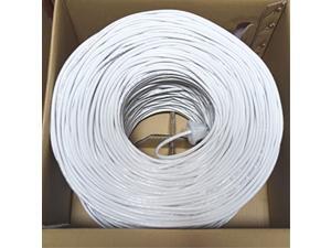 Premiertek CAT5E-1KFT-W 1000ft Cat5E White UTP 24AWG CCA Network Cable 4PP Premiertek CAT5E-1KFT-W 1000ft Cat5E White UTP 24AWG CCA Network Cable 4PP