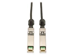 Tripp Lite SFP+ 10Gbase-CU Passive Twinax Copper Cable, Cisco Compatible SFP-H10GB-CU1M, Black 1M (3-ft.) (N280-01M-BK)
