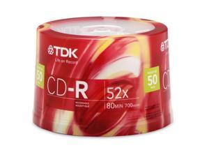 TDK cD-R80cB50 cD-R Data, 80 Minute, 700 MB, 52x 50-Pack Spindle (Discontinued by Manufacturer) TDK cD-R80cB50 cD-R Data, 80 Minute, 700 MB, 52x 50-Pack Spindle (Discontinued by Manufacturer)