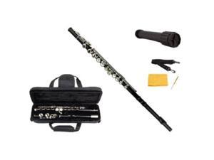Merano Black Flute with Carrying case Merano Black Flute with Carrying case