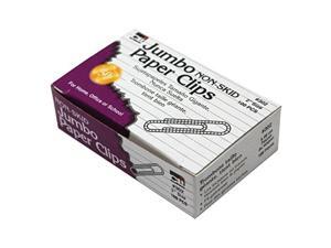 Charles Leonard Paper Clips Non-Skid Jumbo Silver 100 Per Box 10 Boxes Charles Leonard Paper Clips Non-Skid Jumbo Silver 100 Per Box 10 Boxes
