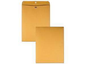 Quality Park 12" x 15-1/2" Clasp Envelopes Brown Kraft Gummed Flap 100/Box (QUA37810) Quality Park 12" x 15-1/2" Clasp Envelopes Brown Kraft Gummed Flap 100/Box (QUA37810)