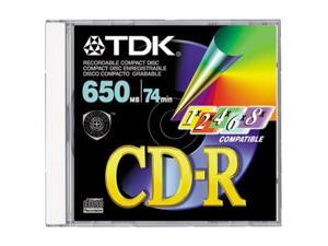TDK CD-R74MGAX CD-R 74 Minute 650 MB (Single with Jewel Case) (Discontinued by Manufacturer) TDK CD-R74MGAX CD-R 74 Minute 650 MB (Single with Jewel Case) (Discontinued by Manufacturer)