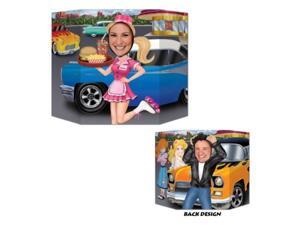 Beistle 57852 Car Hop/Greaser Photo Prop - Pack of 6