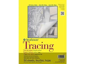 Strathmore 370-9 300 Series Tracing Pad 9"x12" Tape Bound 50 Sheets Strathmore 370-9 300 Series Tracing Pad 9"x12" Tape Bound 50 Sheets