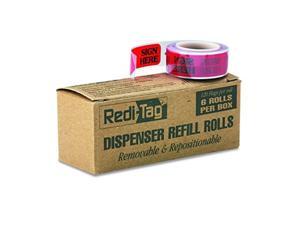 Redi-Tag Self-Stick"Sign HERE" Arrow Flags for Documents Message Arrow Page Flag 6-Roll Refills Red 120 Flags per Roll (91002) Redi-Tag Self-Stick"Sign HERE" Arrow Flags for Documents Message Arrow Page Flag 6-Roll Refills Red 120 Flags per Roll (91002)