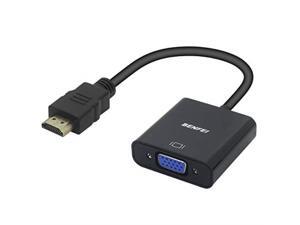 HDMI to VGA, Benfei Gold-Plated HDMI to VGA Adapter (Male to Female) Compatible for Computer, Desktop, Laptop, PC, Monitor, Projector, HDTV, Chromebook, Raspberry Pi, Roku, Xbox and More - Black HDMI to VGA, Benfei Gold-Plated HDMI to VGA Adapter (Male to Female) Compatible for Computer, Desktop, Laptop, PC, Monitor, Projector, HDTV, Chromebook, Raspberry Pi, Roku, Xbox and More - Black