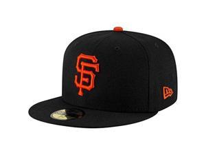 New Era 59FIFTY San Francisco Giants Black MLB 2017 Authentic Collection On Field Game Fitted Cap Size 7 1/4
