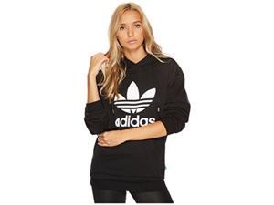 adidas Originals Women's Trefoil Hoodie Black/French Terry Small