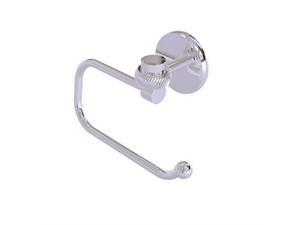 Allied Brass 7124ET-PC Satellite Orbit One Collection Euro Style Tissue Twisted Accents Toilet Paper Holder Polished Chrome