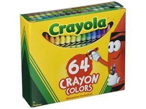 Crayola Crayons 64-Pack with Built-In Sharpener Crayola Crayons 64-Pack with Built-In Sharpener