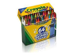 Crayola Crayons w/Built-in Sharpener Washable 64/PK Assorted 523287 Crayola Crayons w/Built-in Sharpener Washable 64/PK Assorted 523287