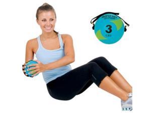 AeroMat 35943 5 in. Power Yoga & Pilates Weight Ball - Teal & Orange, 5 lbs AeroMat 35943 5 in. Power Yoga & Pilates Weight Ball - Teal & Orange, 5 lbs