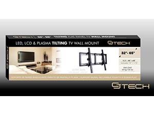 CJ Tech Tilting Television TV Wall Mount for Flat Panel 32 - 65